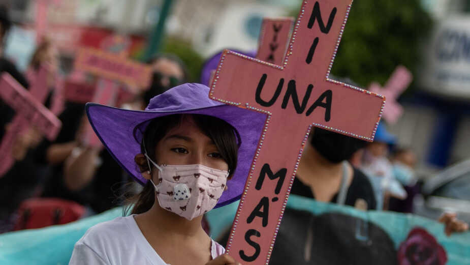 Feminicidios en México aumentan 3.3% en primer semestre de 2021