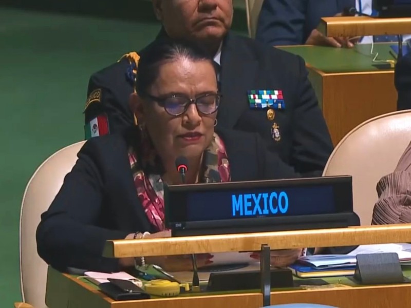 Decidimos que fuego por guerra contra ‘narco’ debe parar: Rosa Icela en la ONU