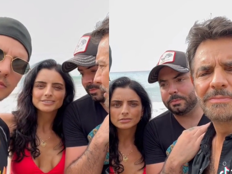 Eugenio Derbez regaña a Aislinn por mostrar de más; ‘tápate, hija’