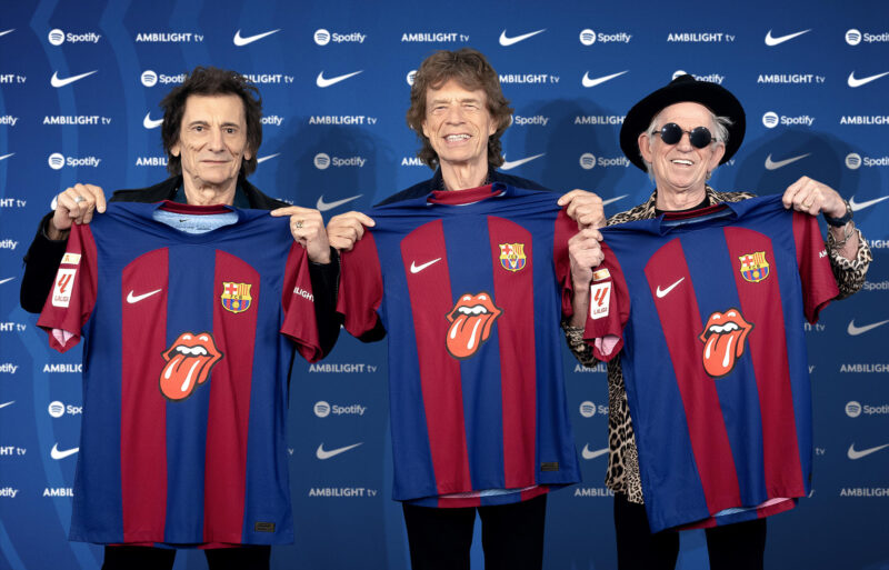 The Rolling Stones hace oficial su colaboración con el Barcelona