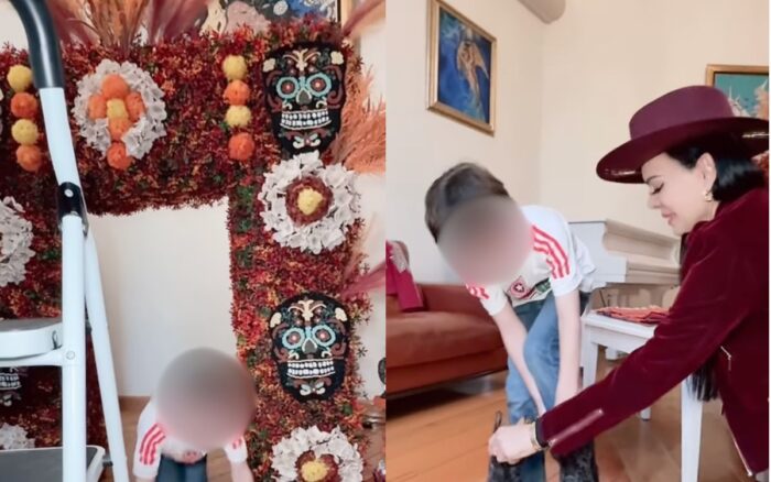 Maribel Guardia monta altar de muertos a su hijo Julián Figueroa