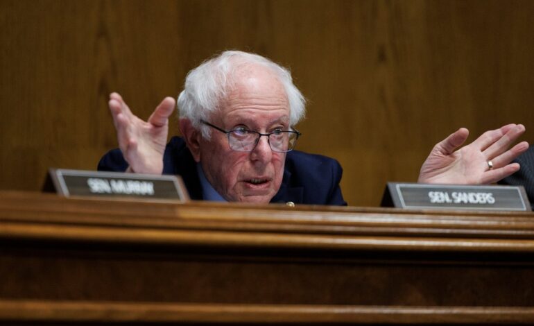 Sanders denuncia una guerra ilegal de Trump contra Irán y exige intervención del Congreso